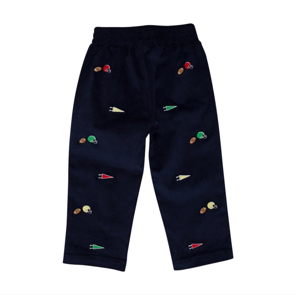NWT 5 TBBC Football Critter Sheffield Pants Nantucket Navy Blue Corduroy